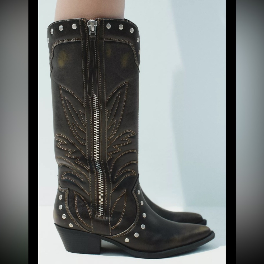 Brown Western Cowboy Boots